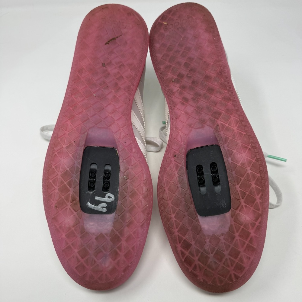 Adidas Velosamba Grey Lucid Fuchsia HQ6710 Cycling Shoes Men's Size 11.5 - Picture 10 of 14